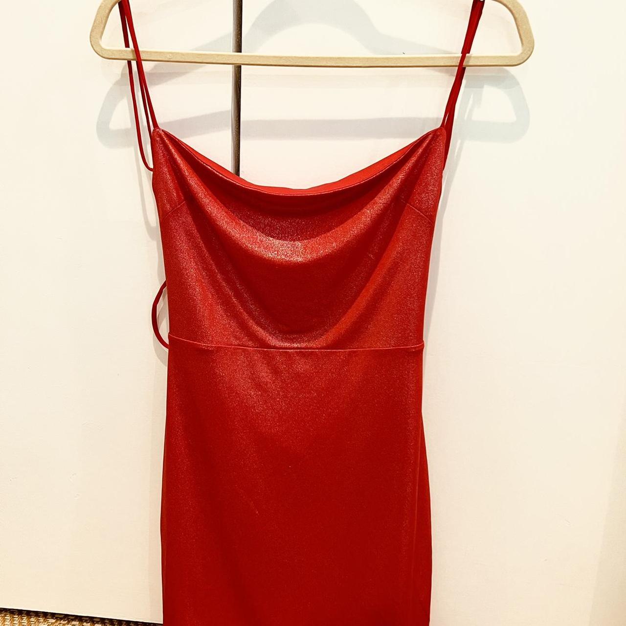 Lucy in the Sky Red Starstruck Strappy Dress... Depop