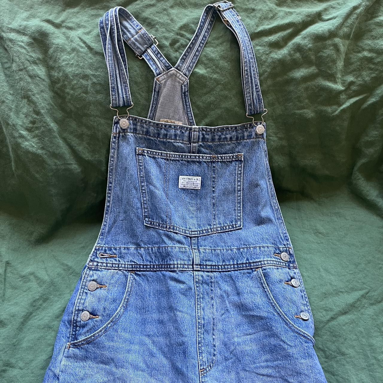 Levi S Women S Blue Dungarees Overalls Depop