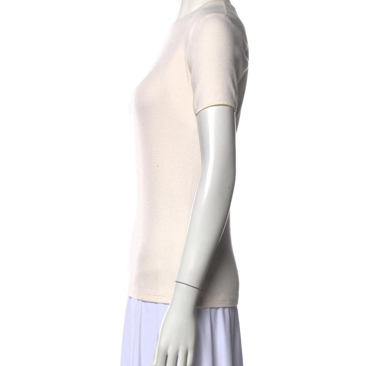 Donna Karan Women's Cream T-shirt (2)