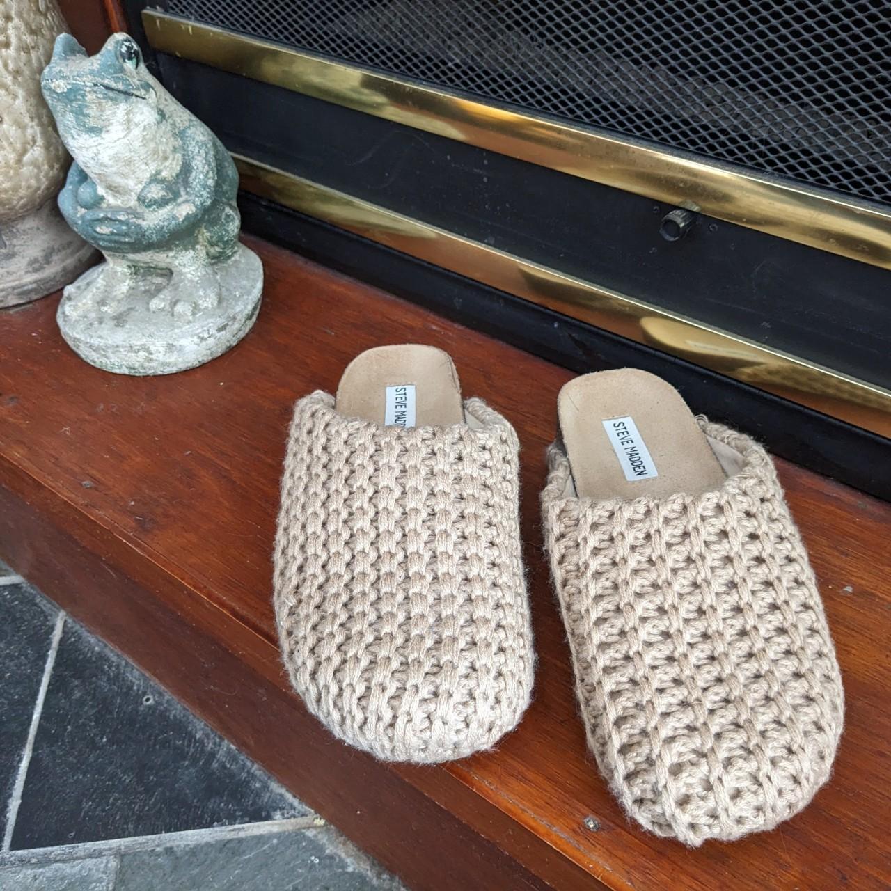 steve madden fur slippers