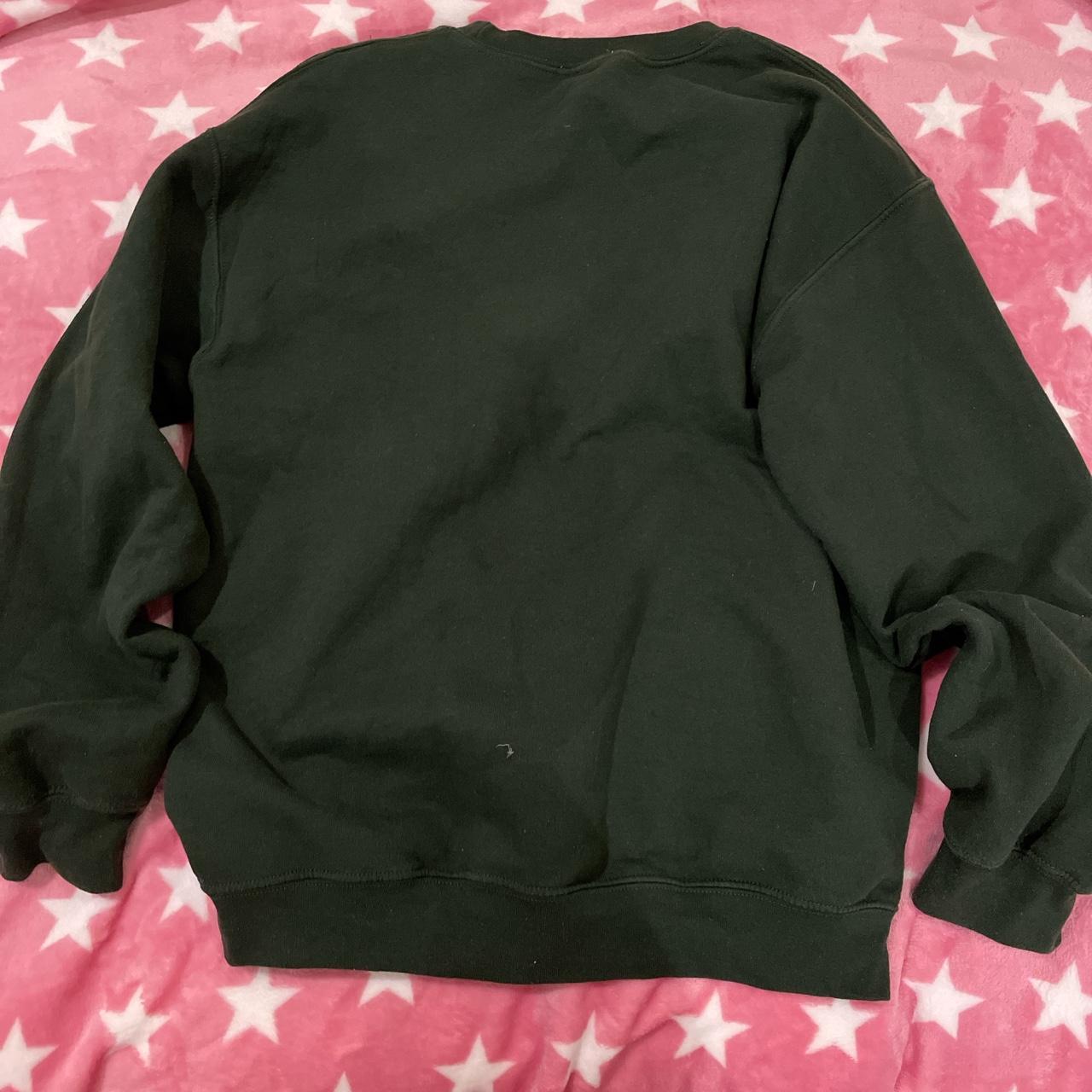 Topshop discount green sweatshirt