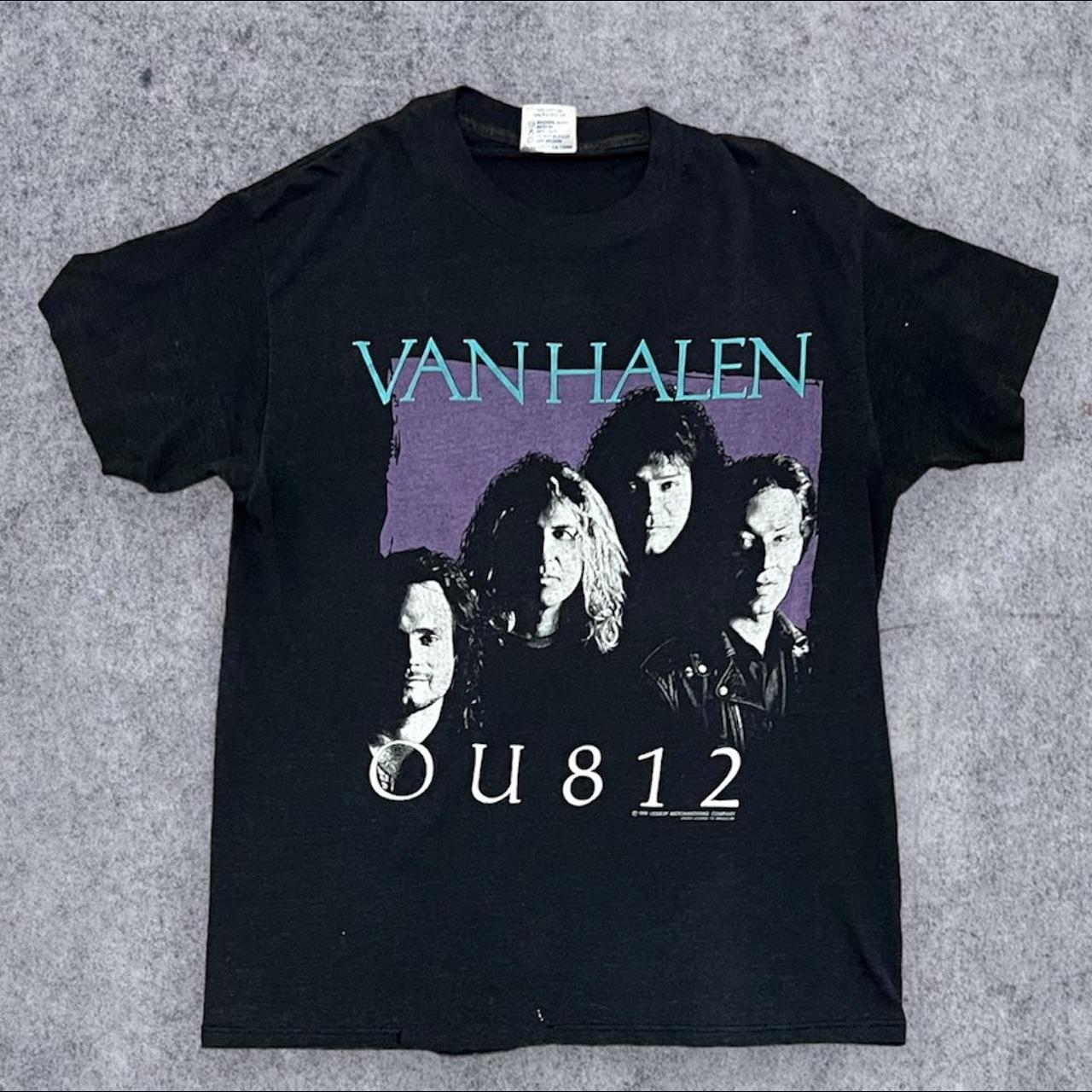 Vintage 1989 Van Halen OU812 Tour Band... - Depop