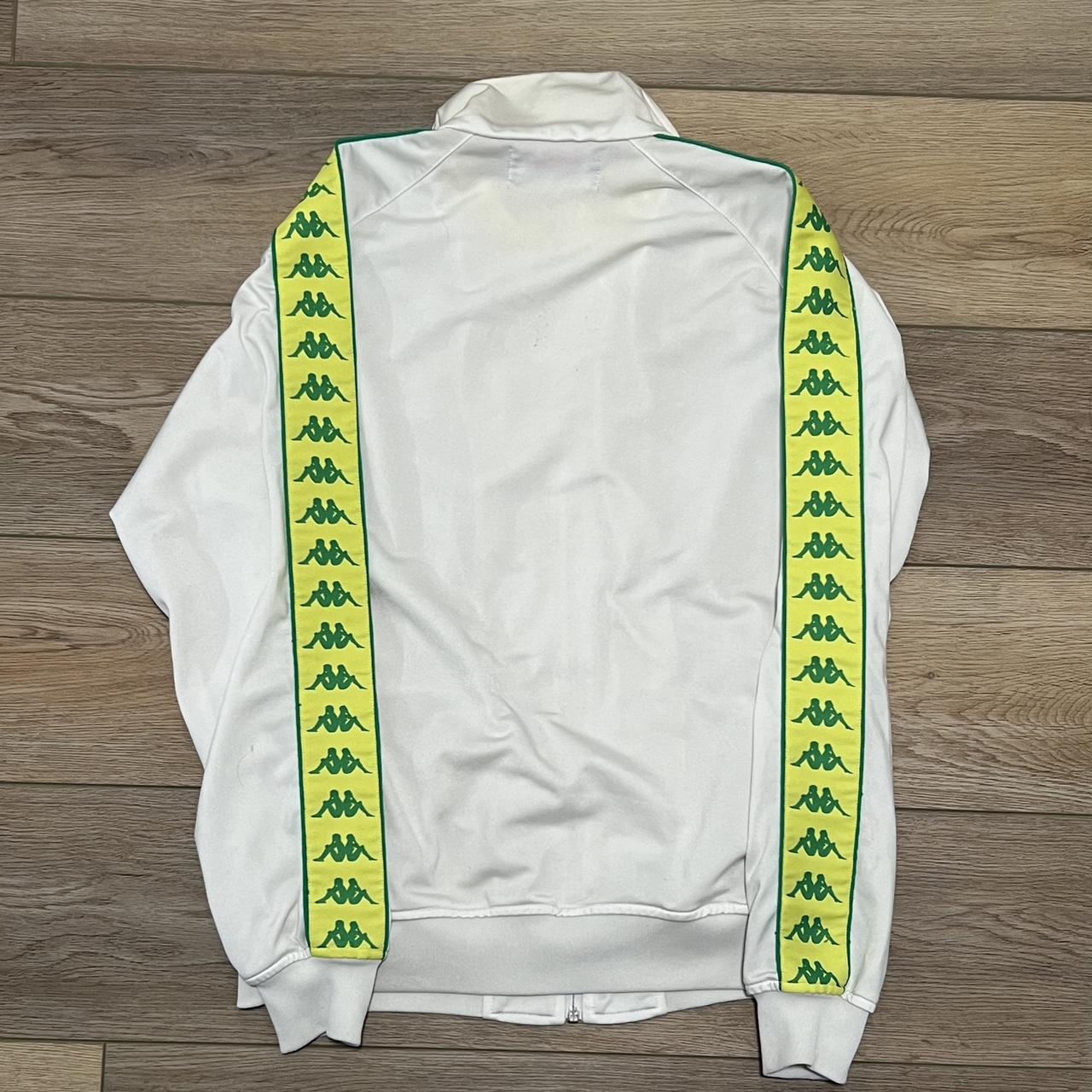 Lime green sales kappa tracksuit