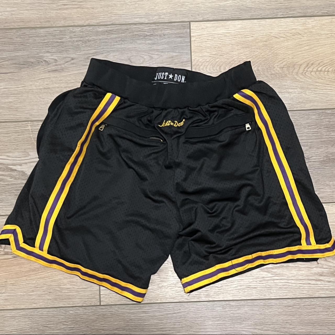 LAKERS NBA JUST DON BASKETBALL SHORTS! SIZE XL GREAT - Depop