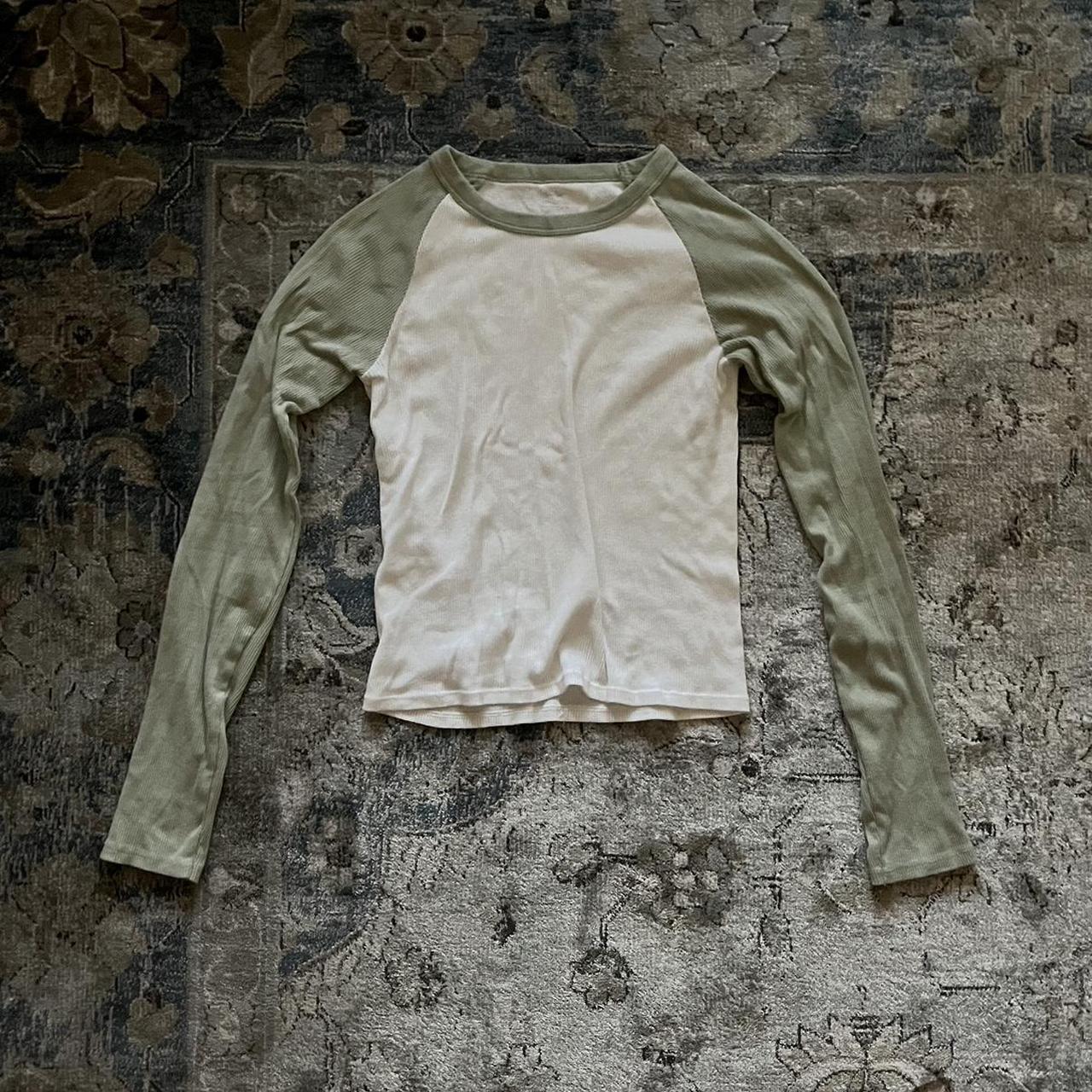 John Galt Brandy Melville baseball tee long sleeve... - Depop