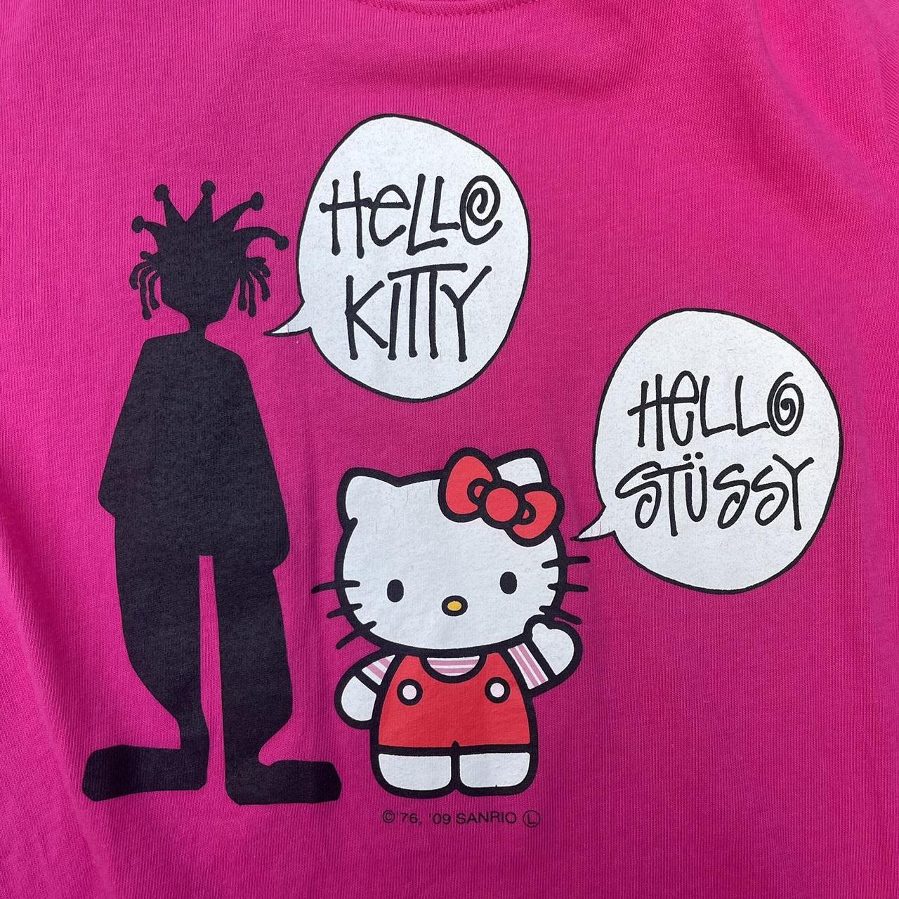 お歳暮 2025 Kitty Hello x Stüssy sanrio Depop | t-shirt pink hot tee トップス