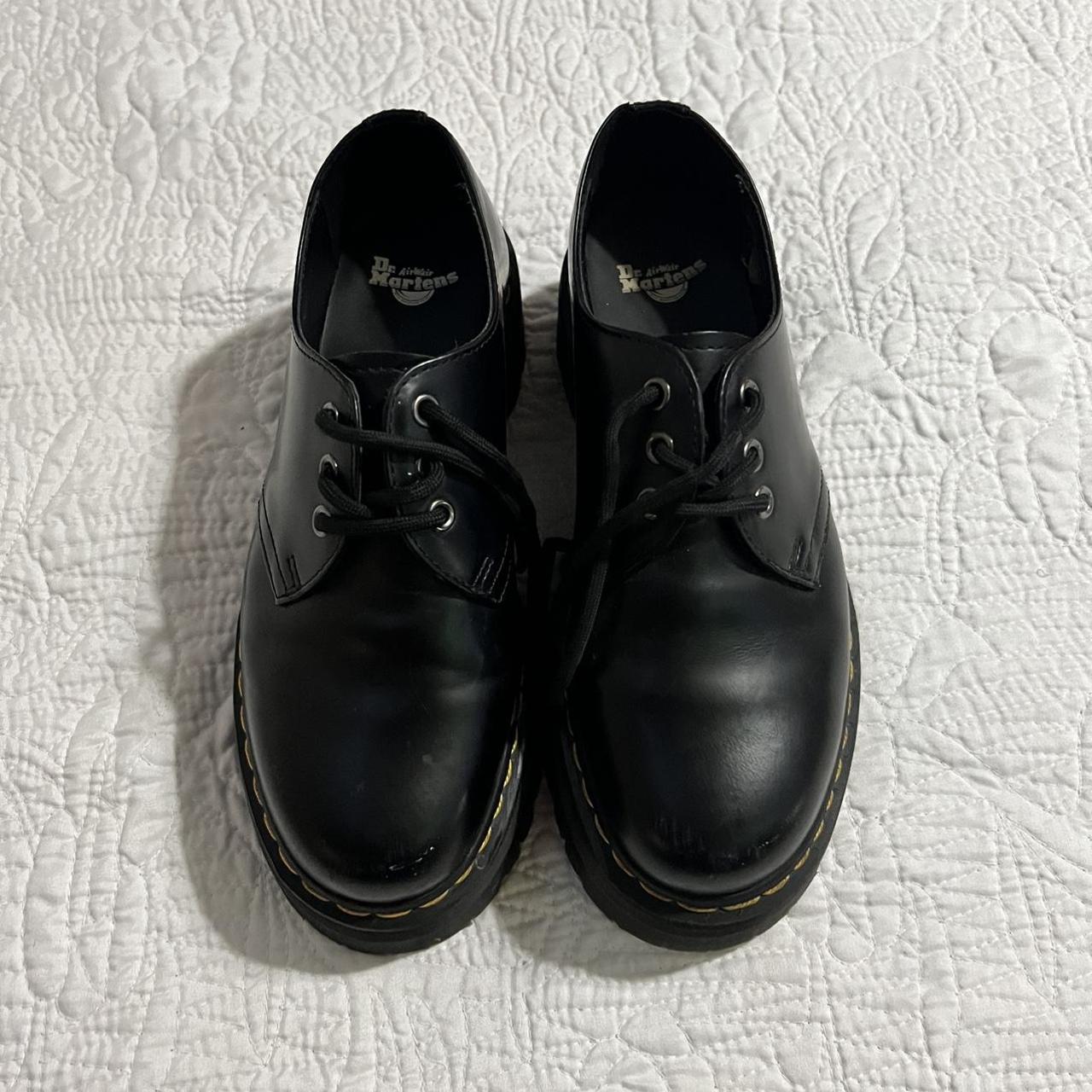 platform doc marten 1461 smooth leather shoes!!... - Depop