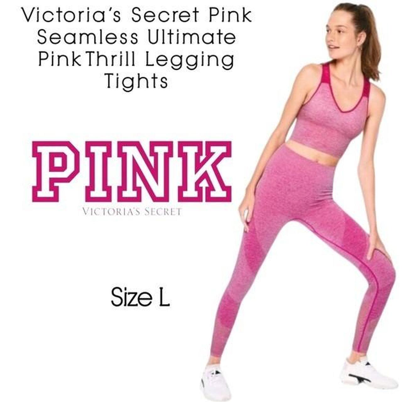 PINK Victoria’s Secret Ultimate Leggings with Pink Waistband (Medium)