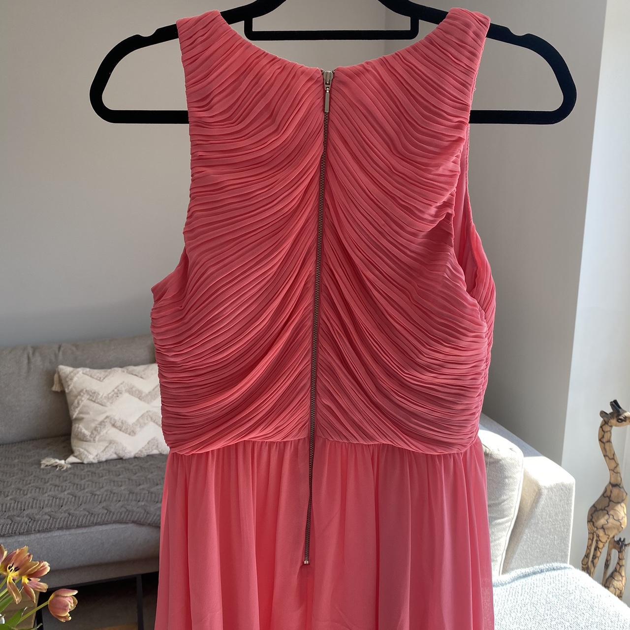 Armani Exchange Women's Pink Dress | Depop