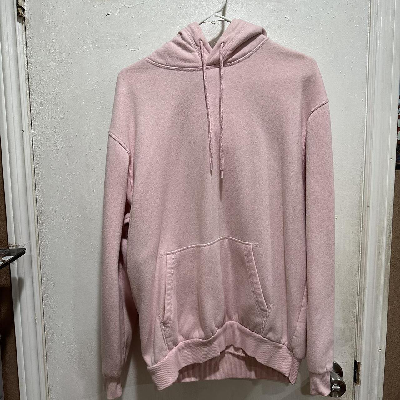 pink hoodie / size M / h&m / small white spot on... Depop