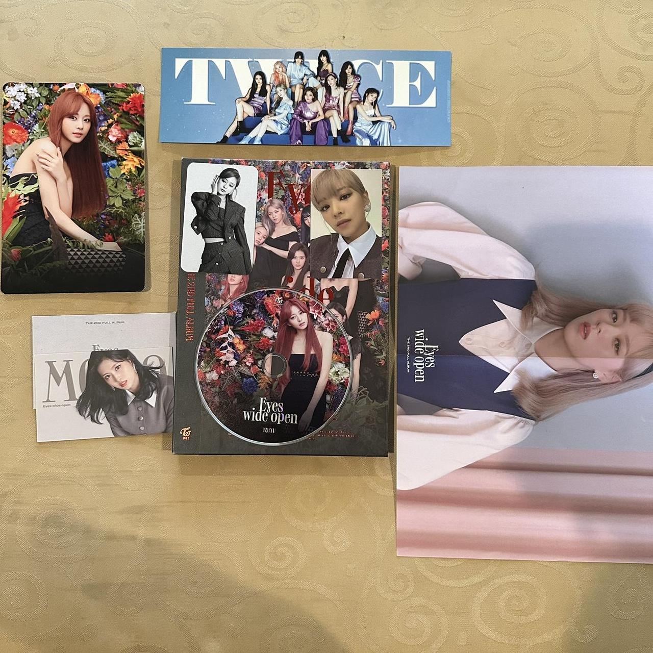 twice eyes wide open album / 2 photo cards… - Depop
