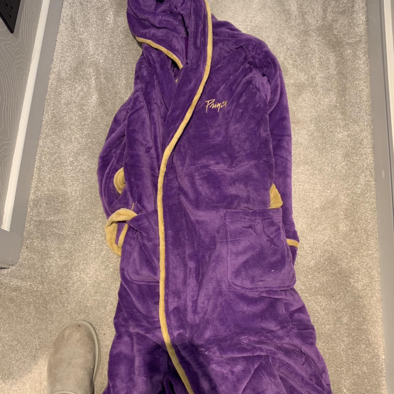 Prince purple fleece bathrobe Official merchandise... Depop