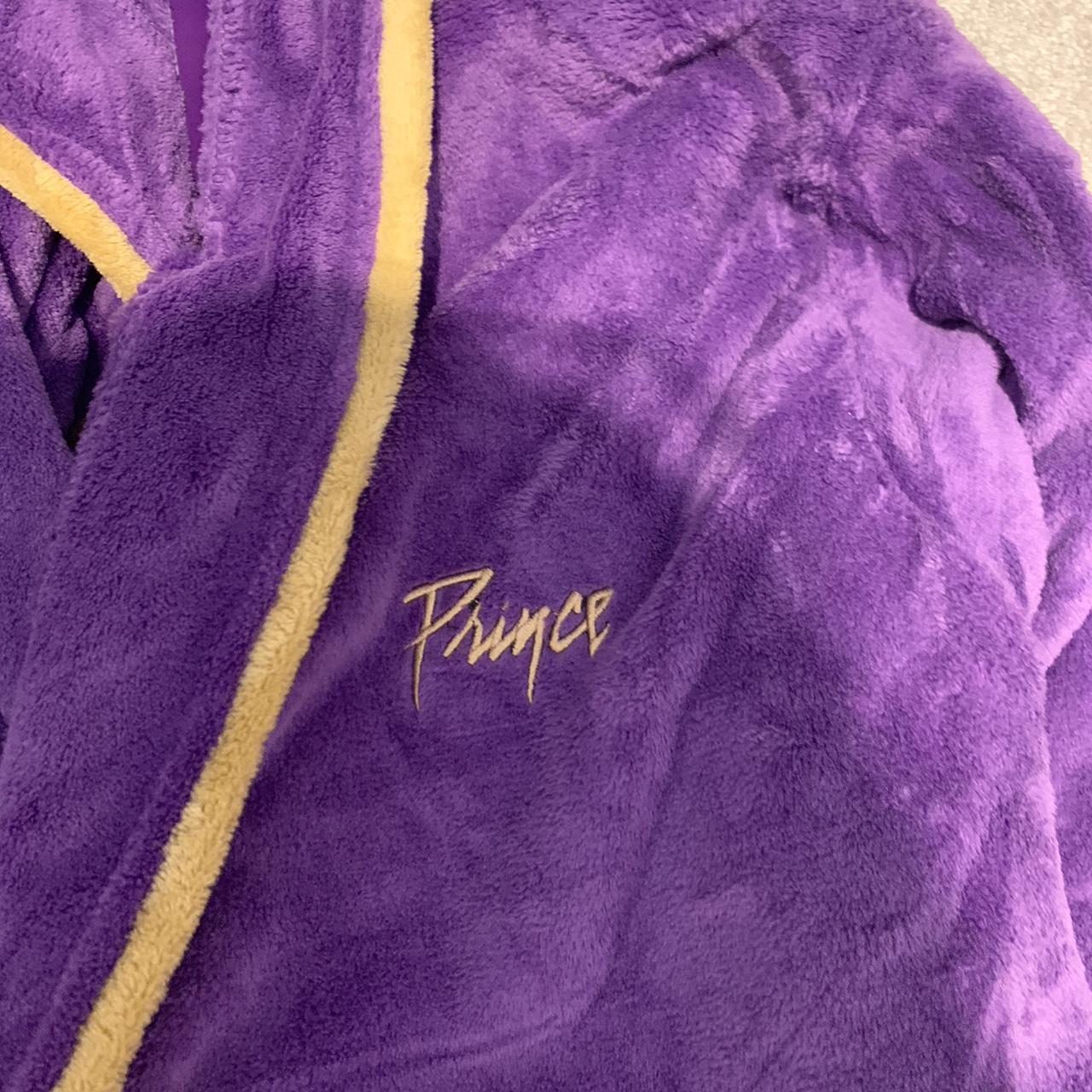 Prince purple fleece bathrobe Official merchandise... Depop