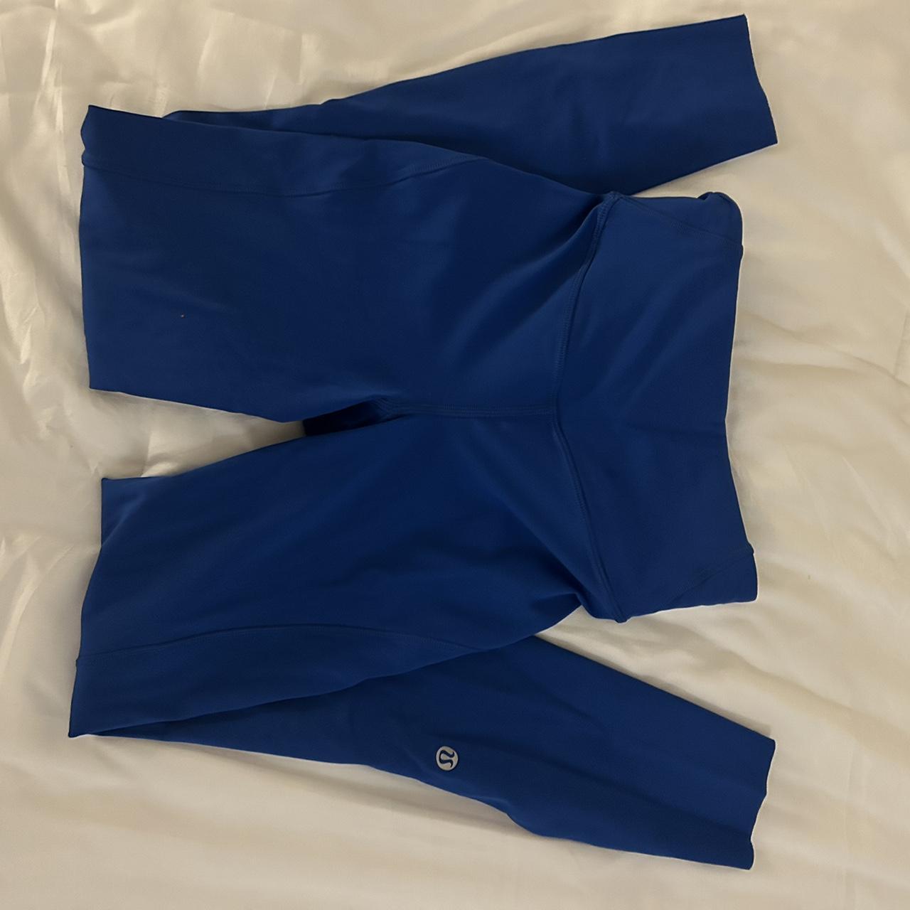 lululemon leggings color symphony blue size 2 - Depop