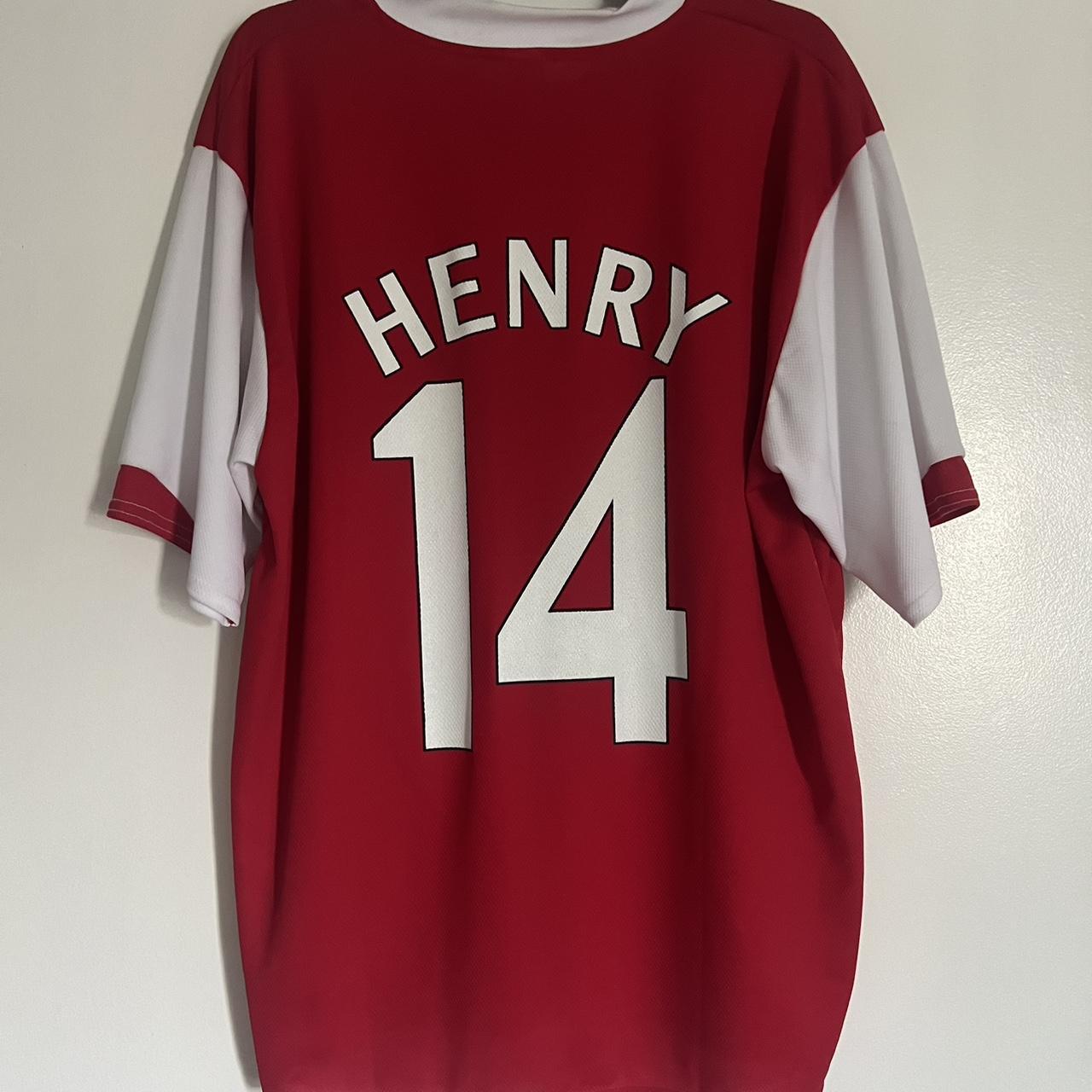 Vintage Thierry Henry Arsenal jersey. The tag has a... - Depop