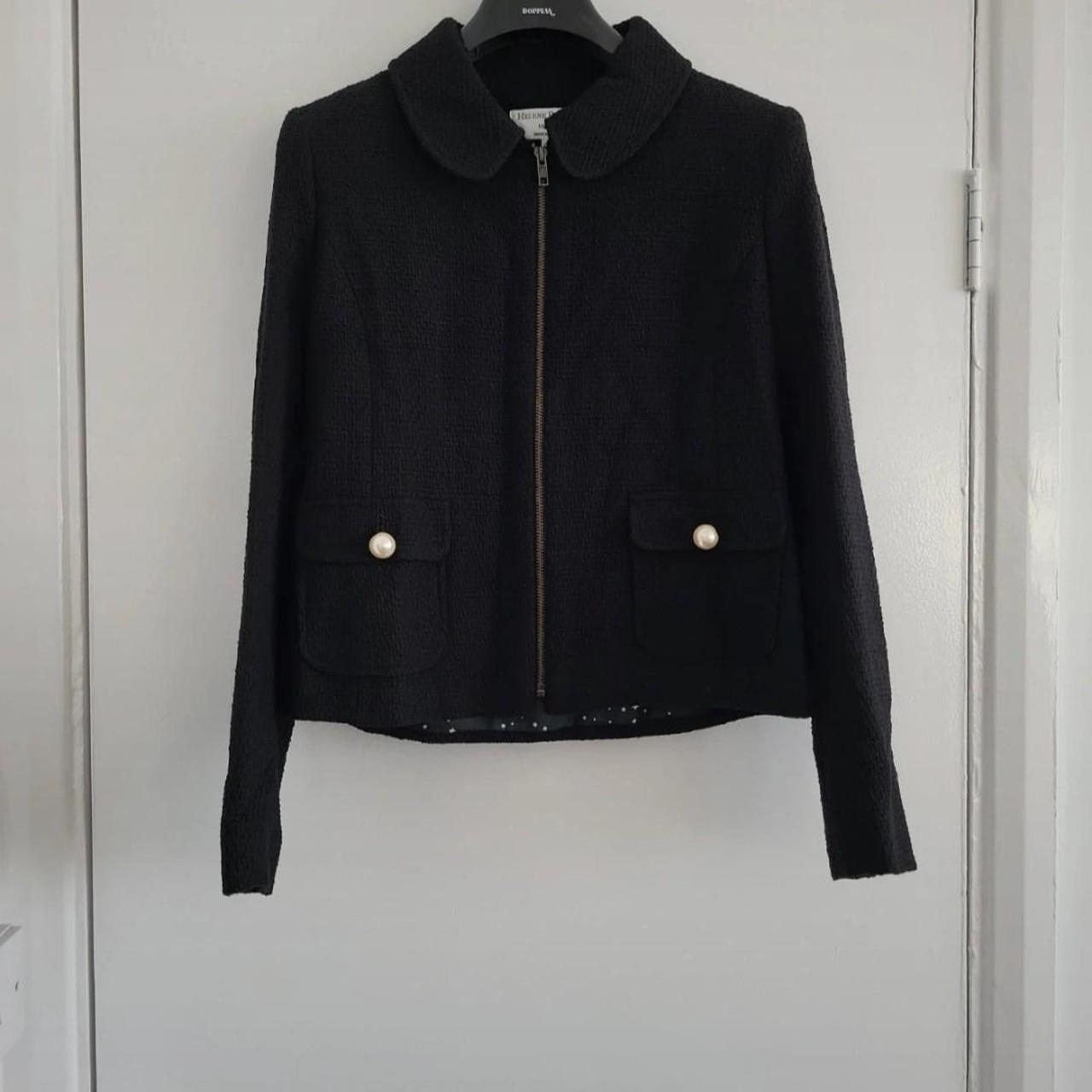 Helena Berman Black Tweed Jacket, Beautiful