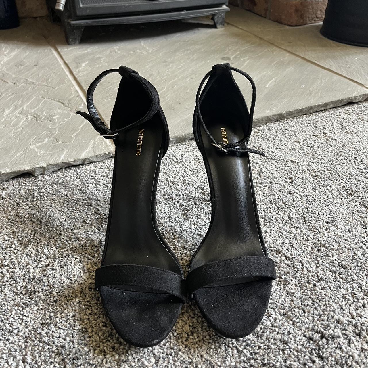 Black Stiletto High Heels, Size 6 from PLT Worn... - Depop