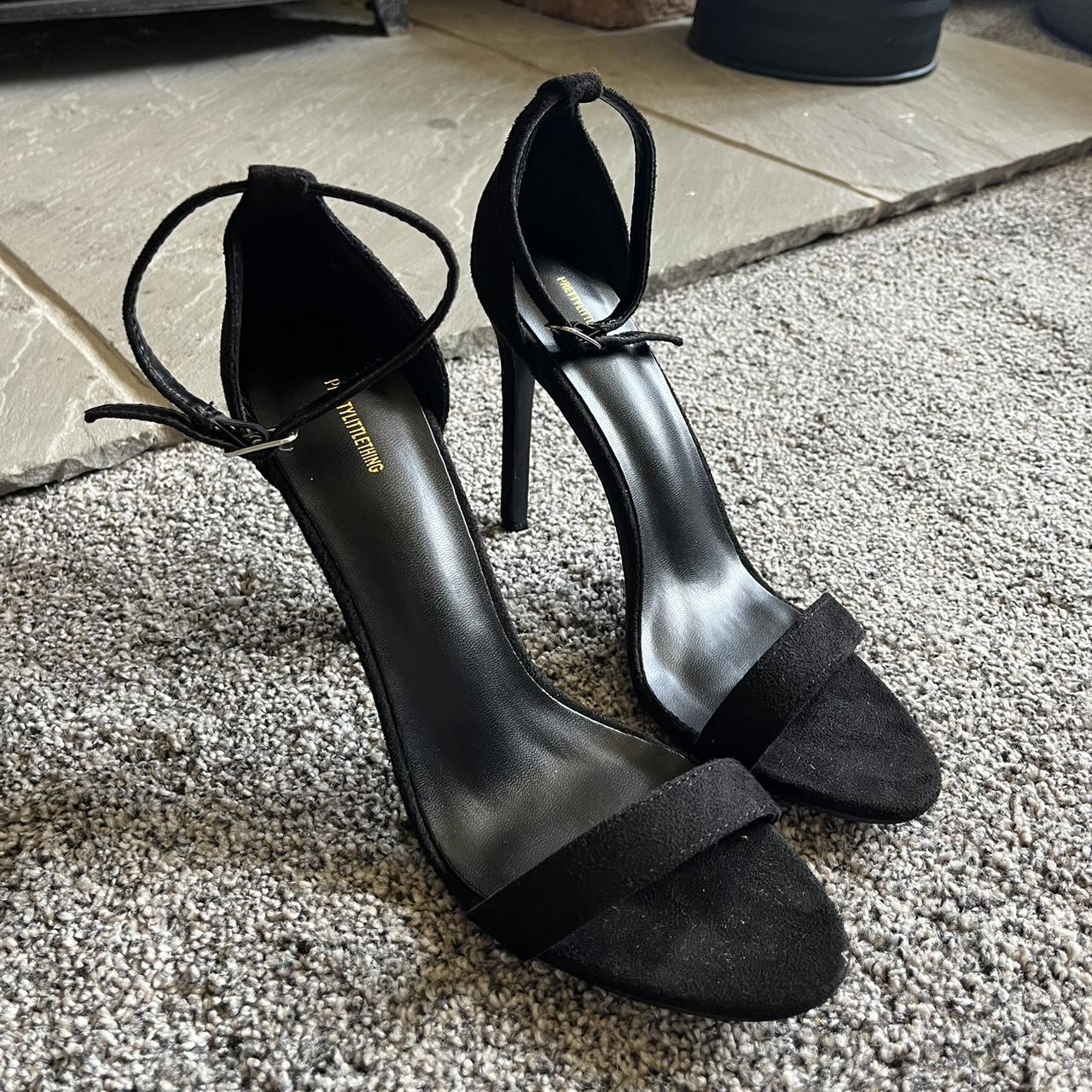 Black Stiletto High Heels, Size 6 from PLT Worn... - Depop