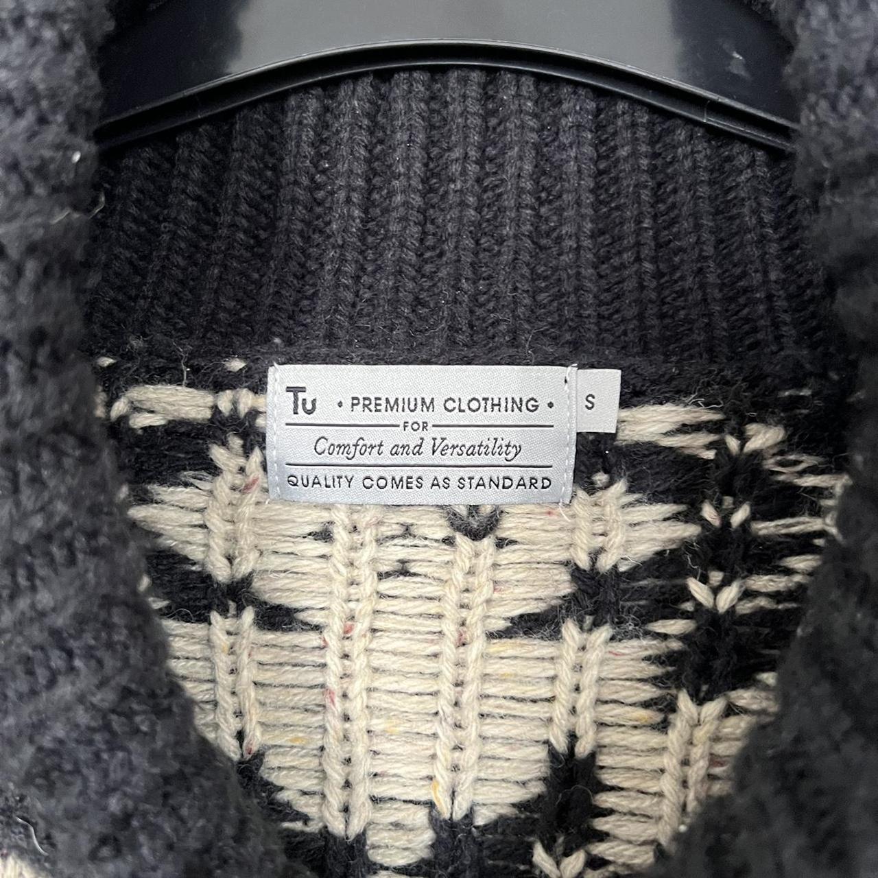 Sainsbury's TU Men's Tan and Navy Jumper Depop