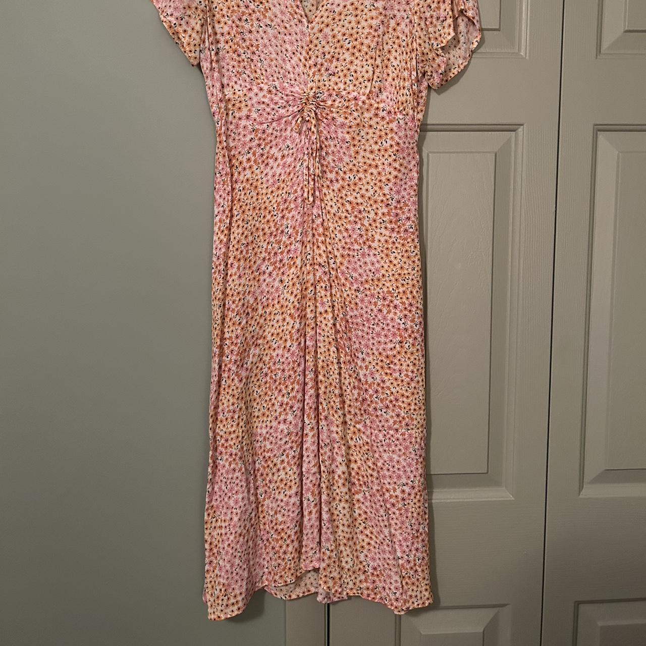 Cotton On Women's Pink and Orange Dress | Depop