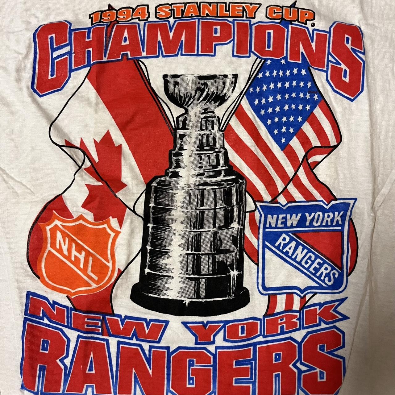 Vintage 1994 Starter NHL Stanley Cup Champions New - Depop