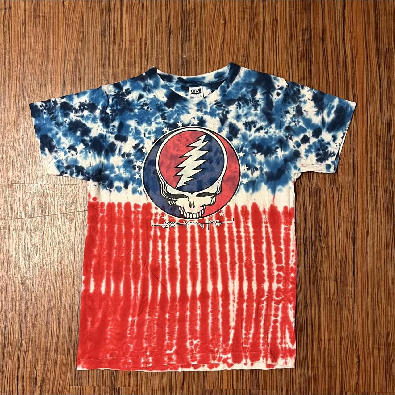 Grateful Dead Steal Your Face Tie Dye T-Shirt Multi