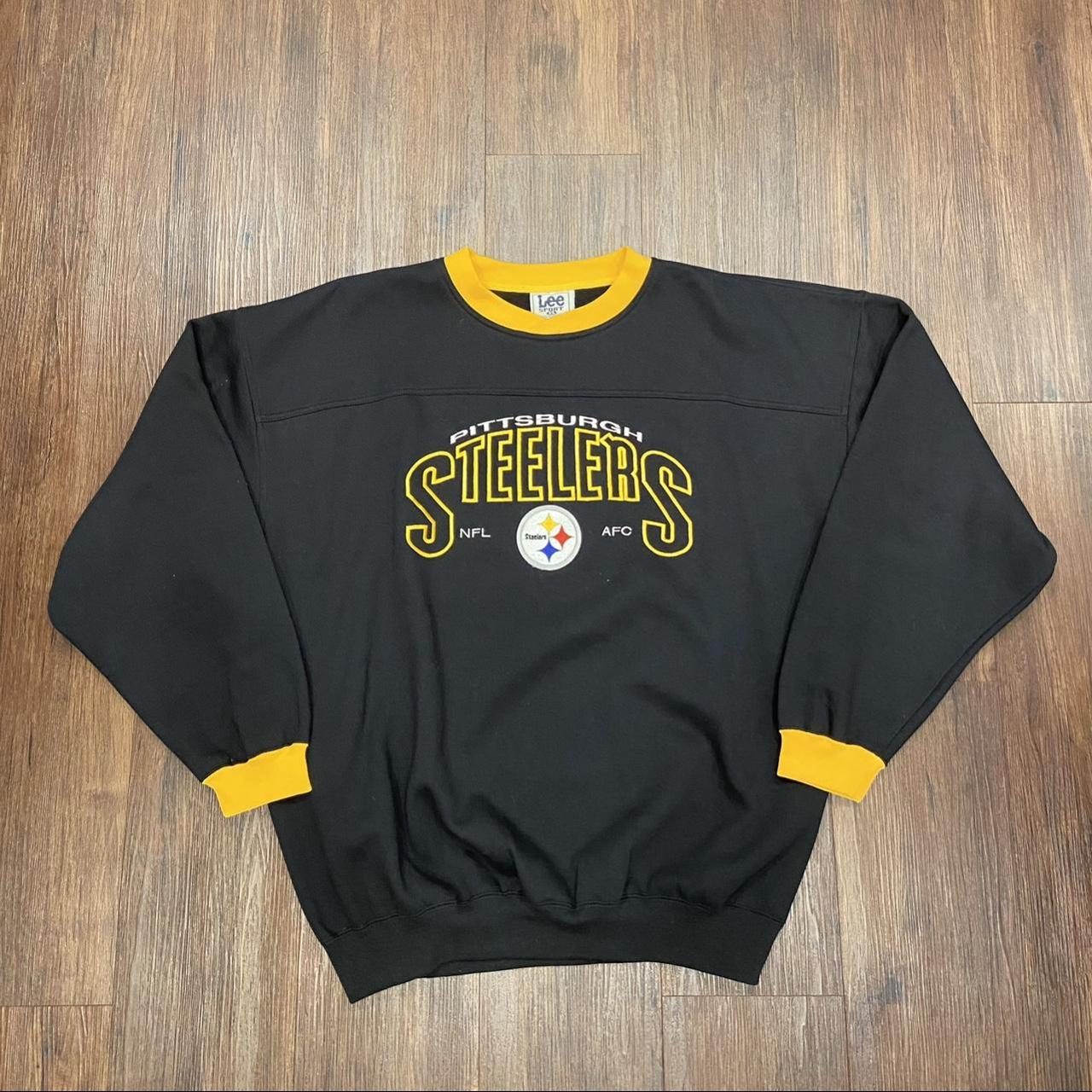 Vintage Lee Sport Pittsburgh Steelers Sweatshirt - Depop