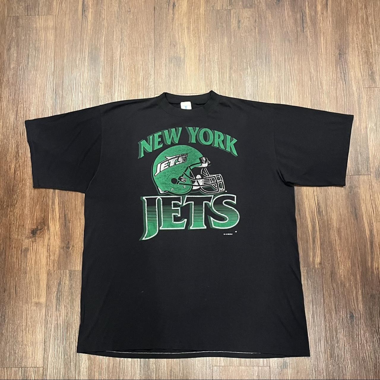 Vintage 90's New York Jets Single Stitched T-Shirt