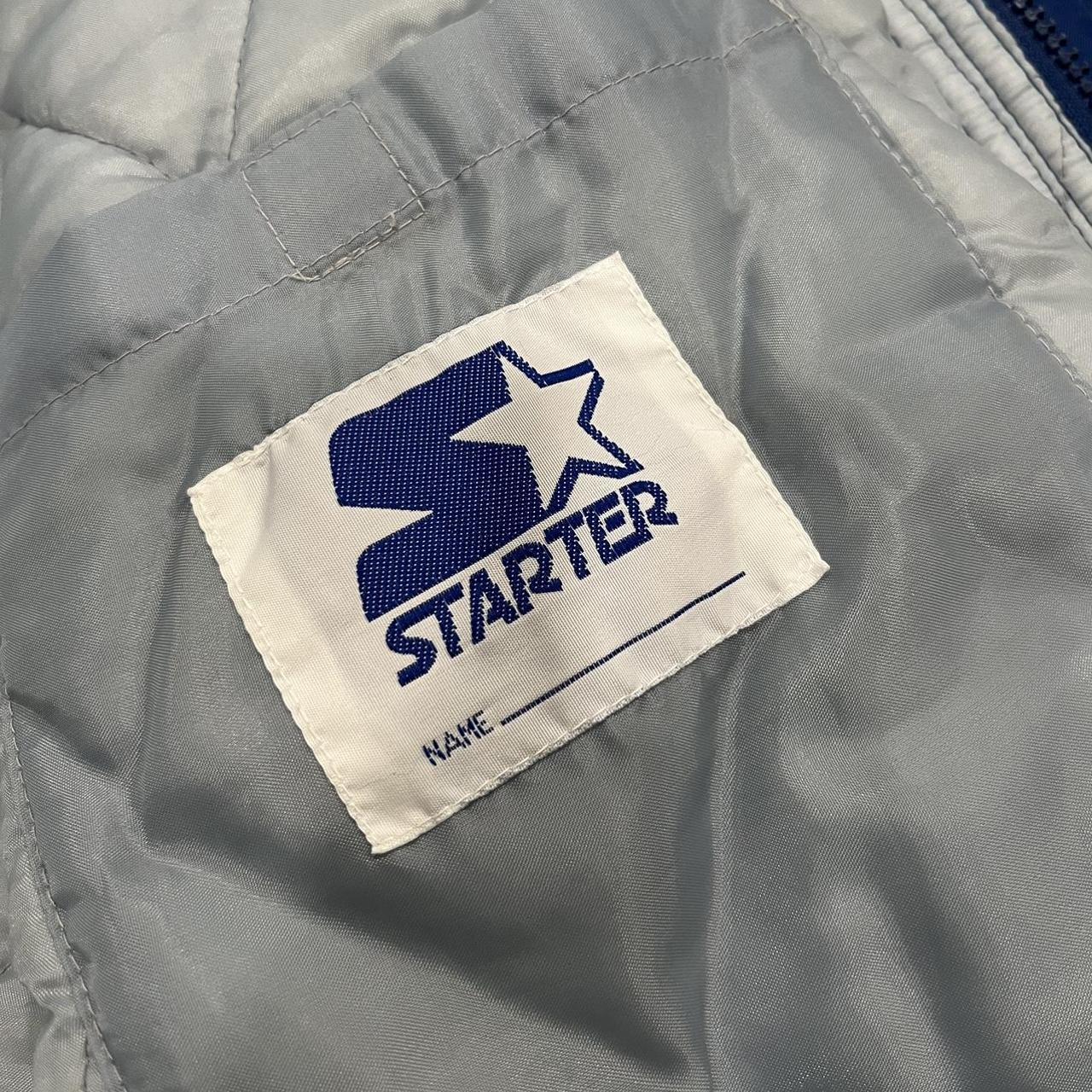 Vintage 90's Dallas Cowboys Starter Hooded Puffer - Depop