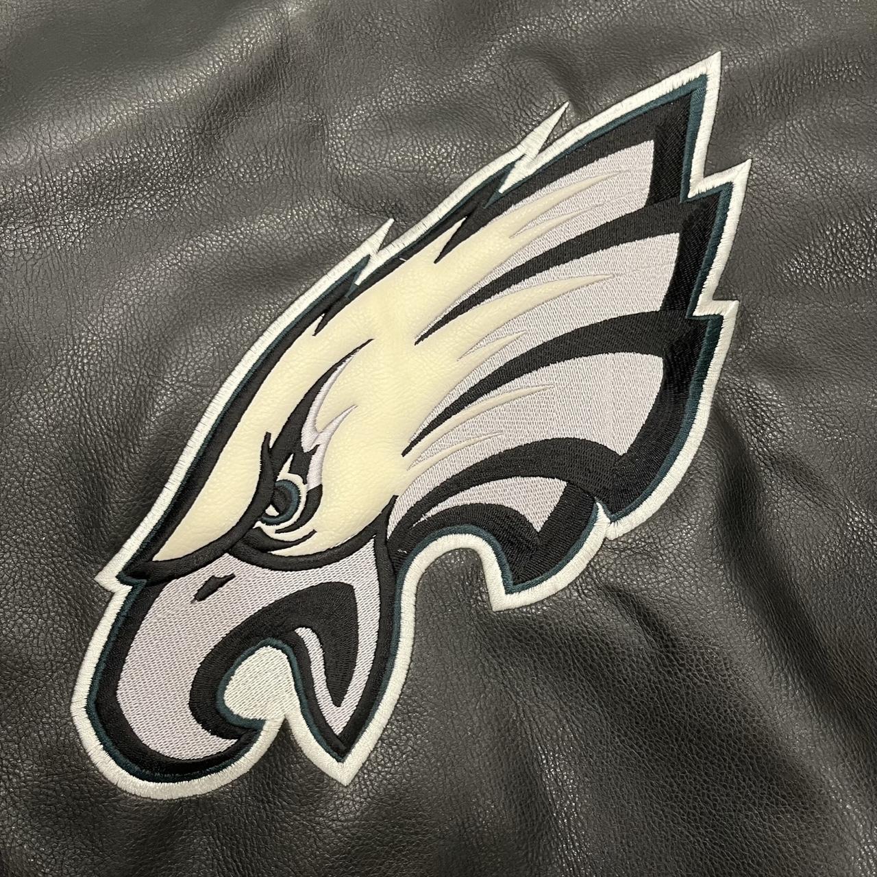 Philadelphia Eagles Silver Green Bomber Jacket, S