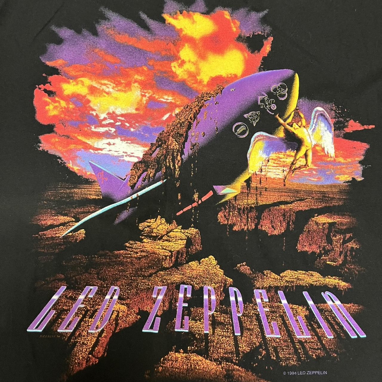 Vintage 1994 Led Zeppelin Winterland Double Sided...