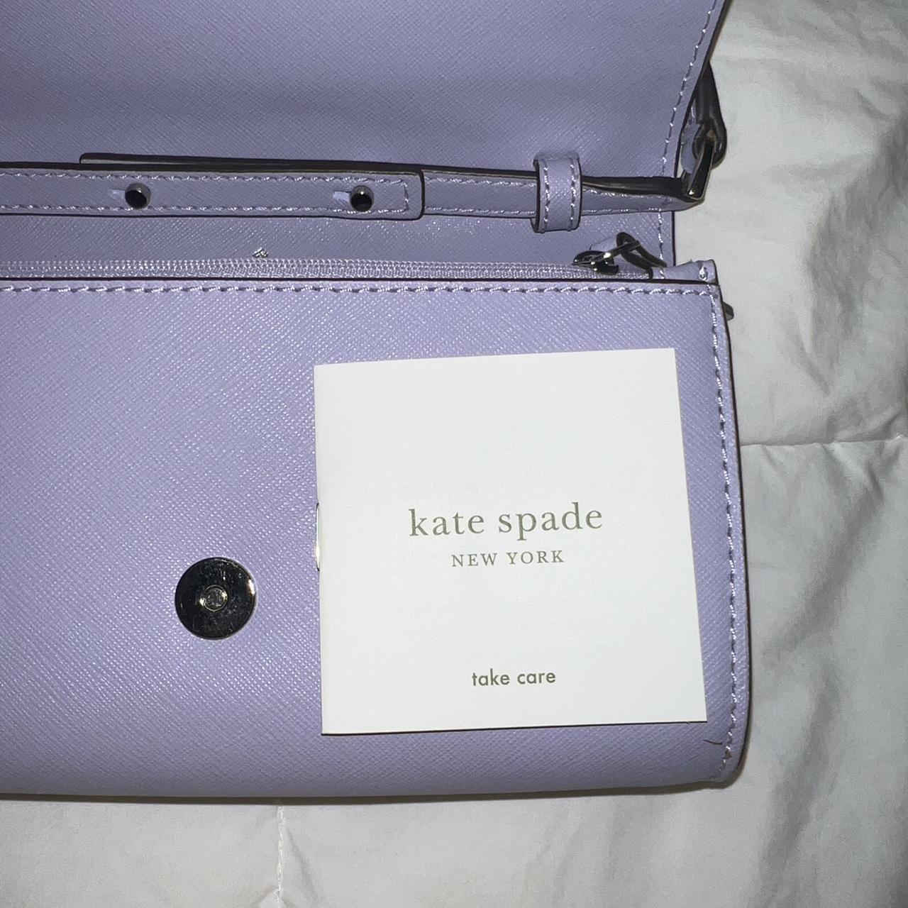 kate spade lavender crossbody bag never used,... Depop