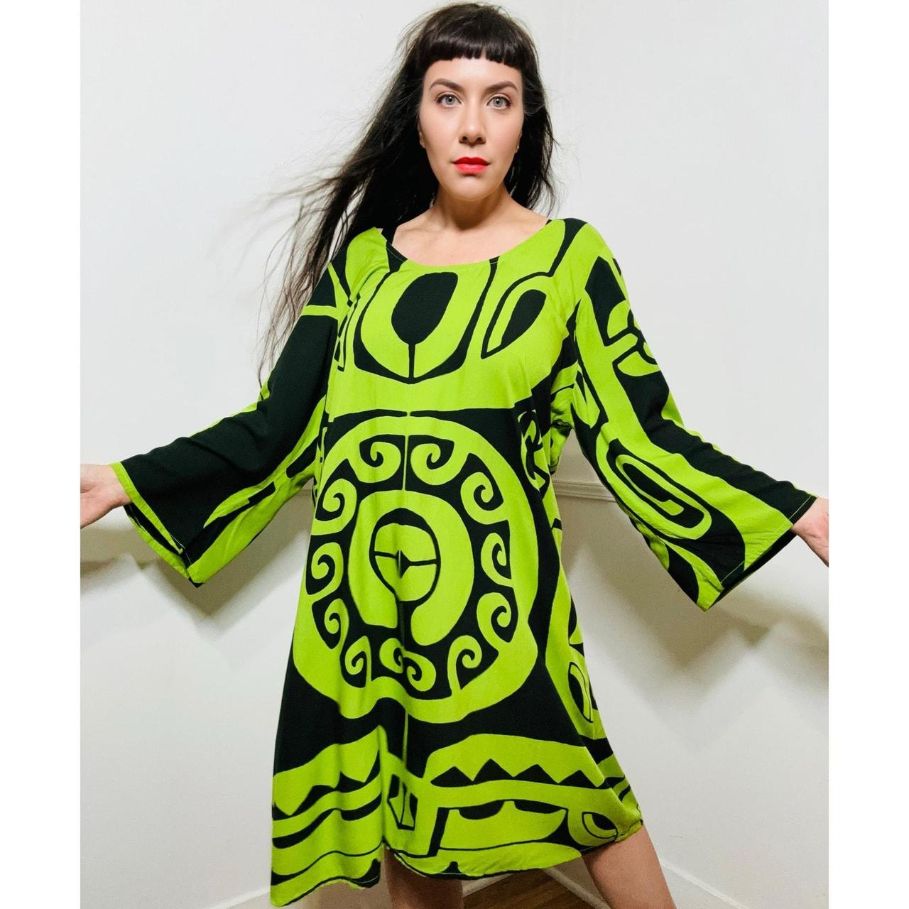 Lime green and black dress best sale