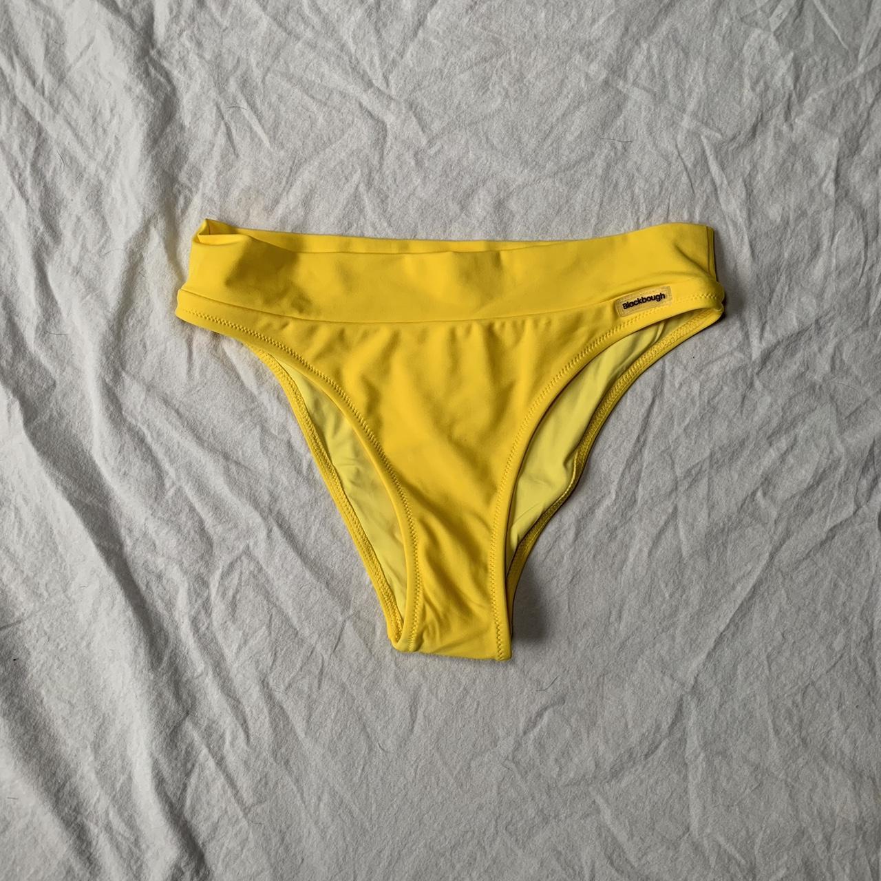 Yellow Blackbough Swim bikini Bottoms NEVER WORN NO... Depop