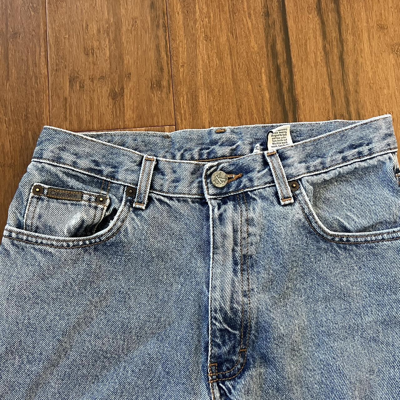 Calvin Klein Jeans Women's Blue Jeans | Depop