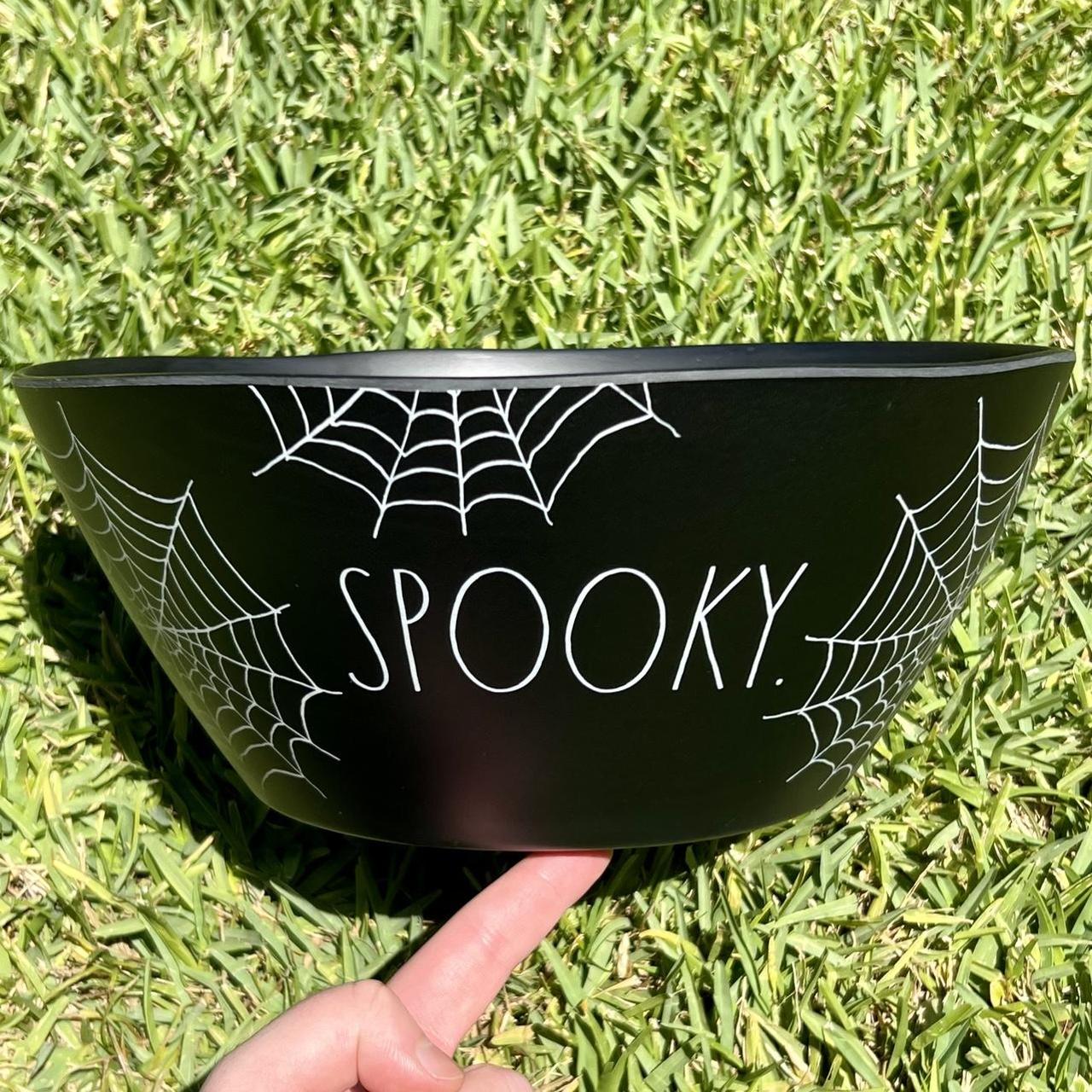 MATTE BLACK HALLOWEEN BOWL store SET