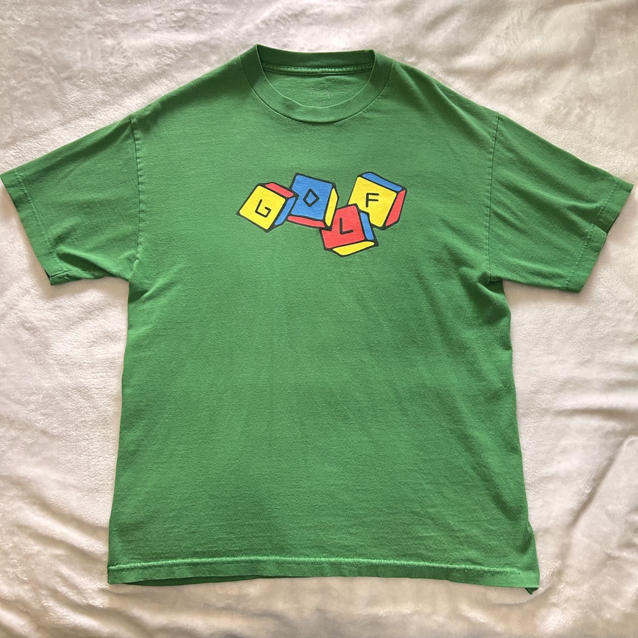 Golf Wang X Odd Future Green Building blocks logo | Depop