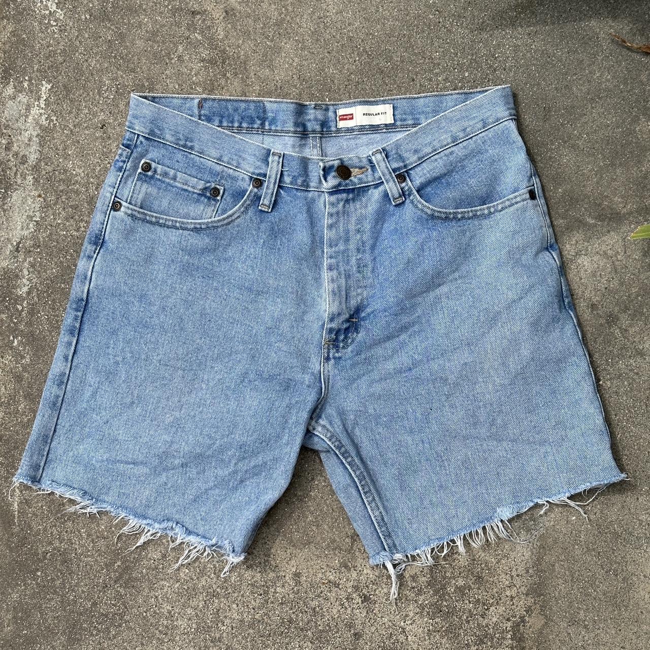 Wrangler Men's Blue Shorts | Depop