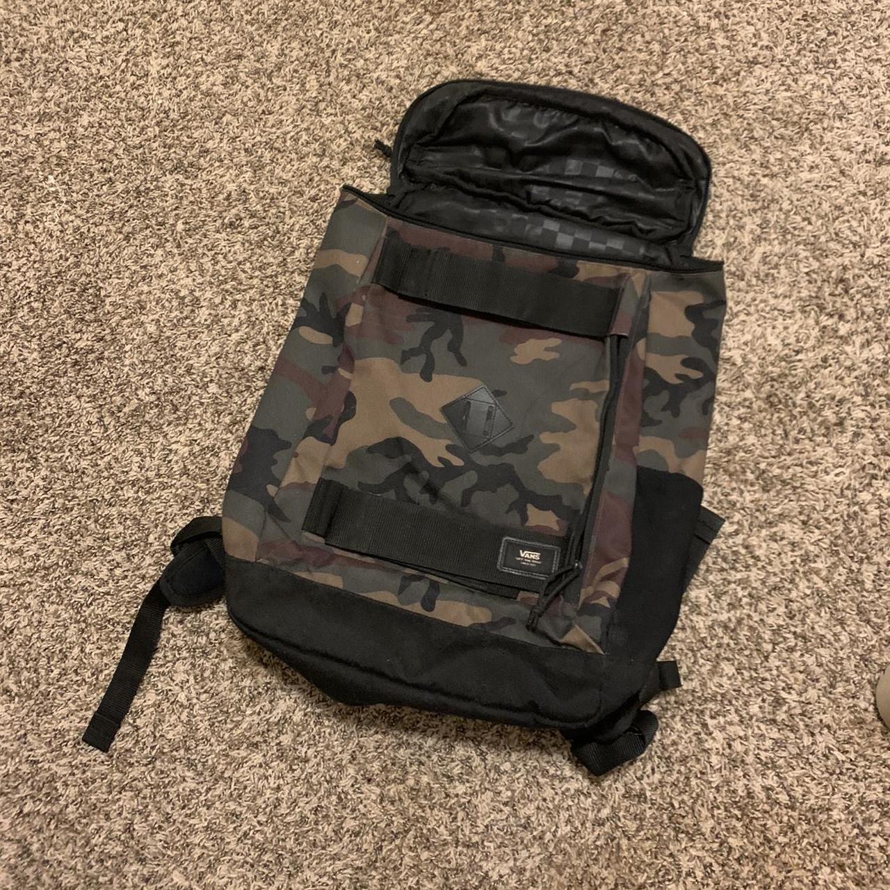 Vans Camo Backpack Huge backpack, 🎒 can really fit... - Depop