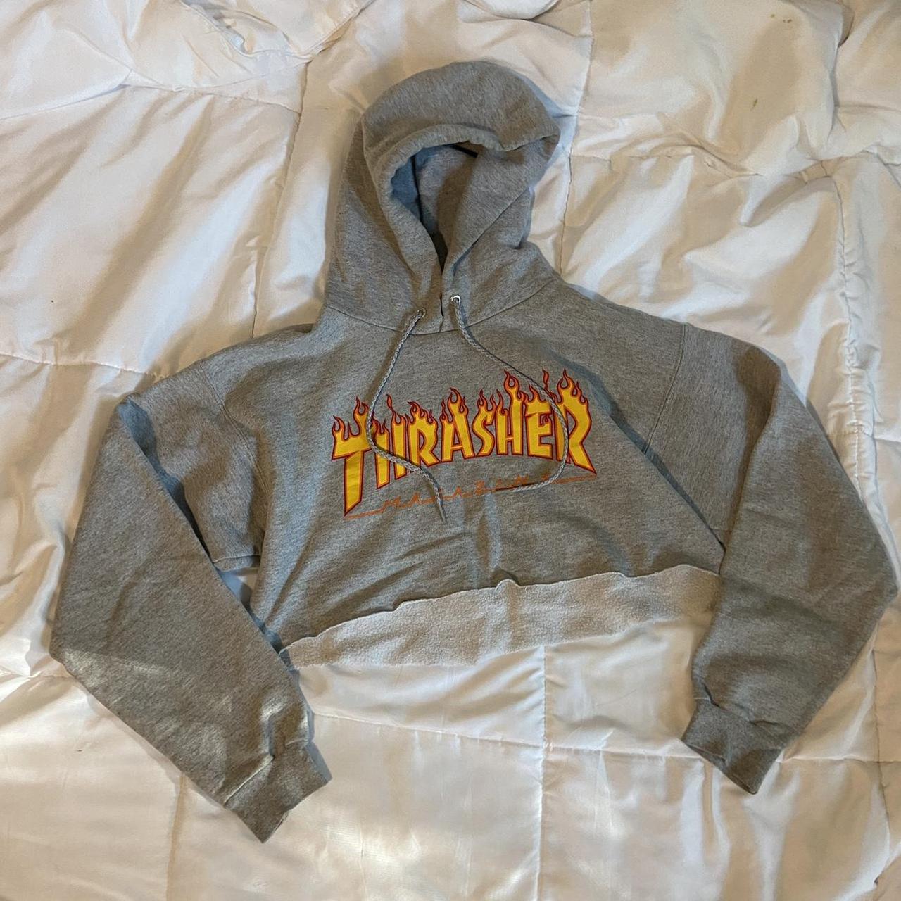 Womens grey thrasher outlet hoodie