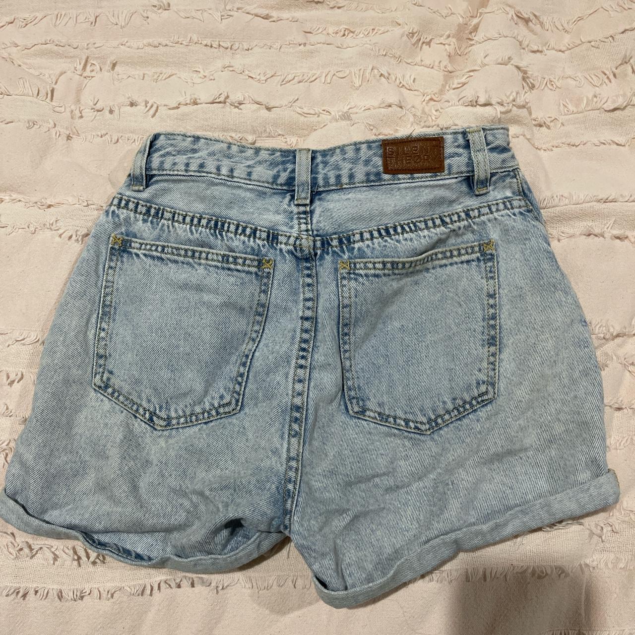 Silent theory denim shorts Size 6 Great... - Depop