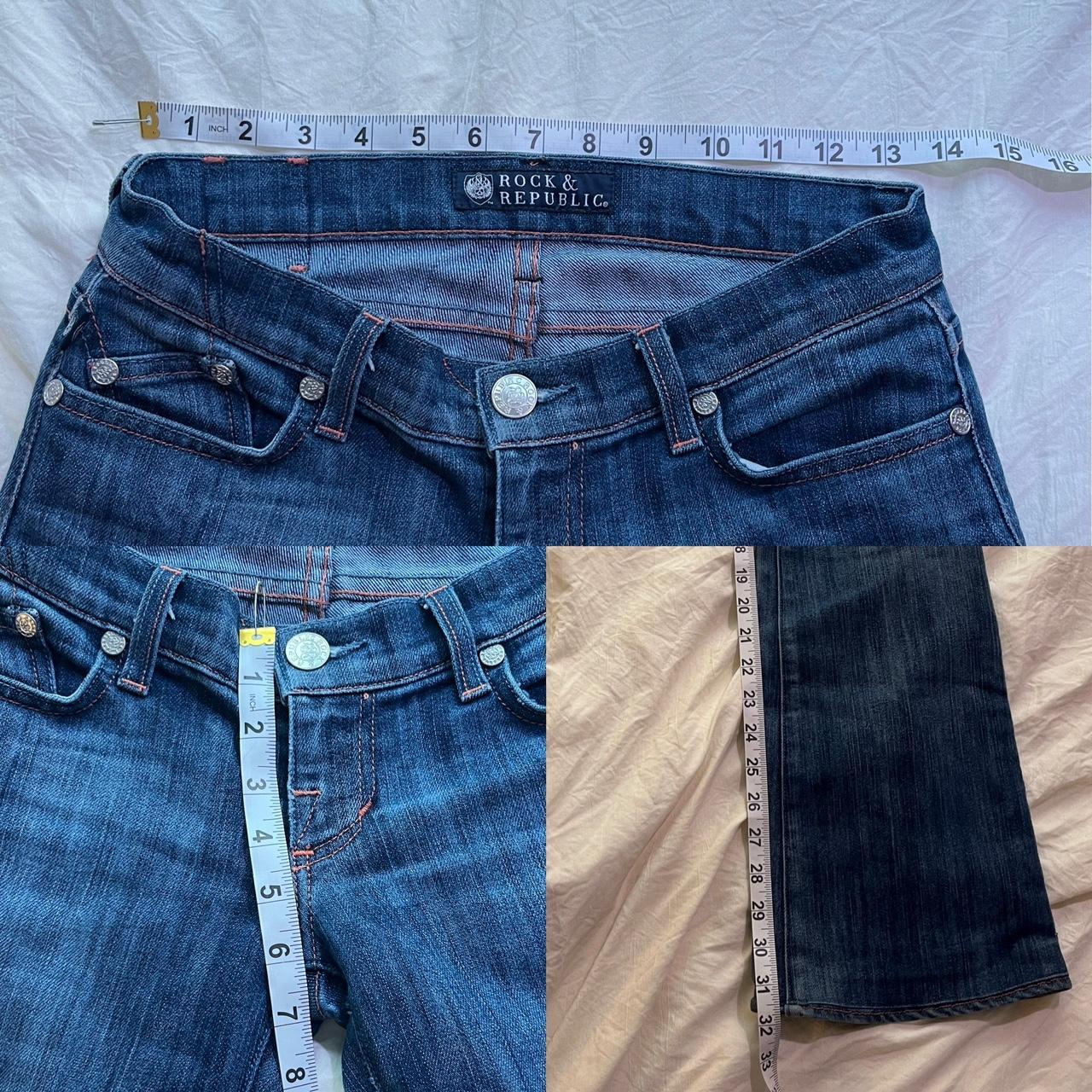 Rock & republic low rise flare jeans. These are the... - Depop