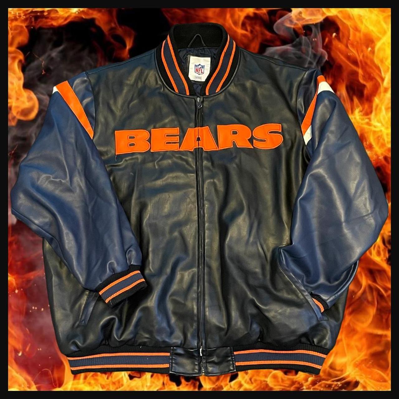 Vintage Chicago Bears Leather Jacket