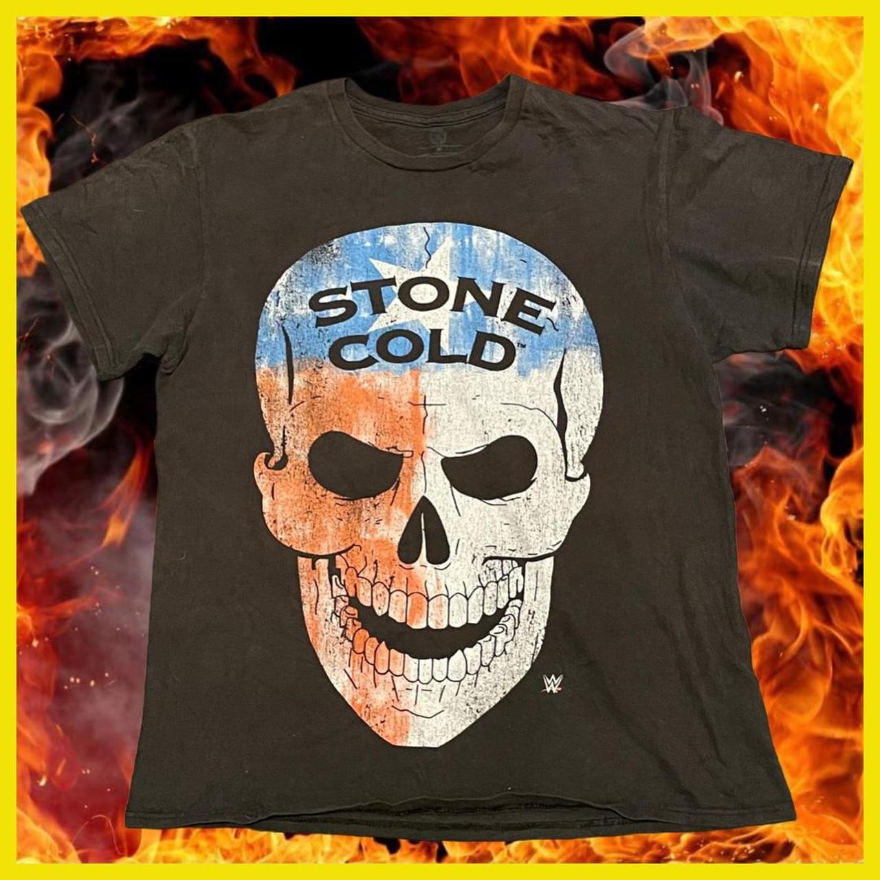 Men's Black Stone Cold Steve Austin 3:16 Texas Skull T-Shirt