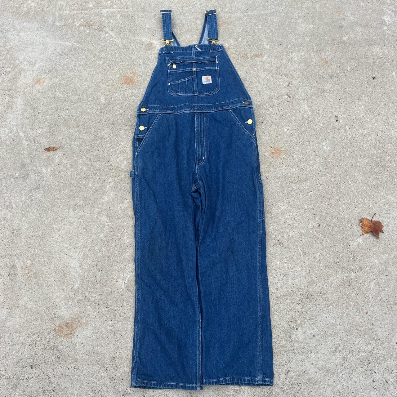 Beautiful pair of carhartt overalls Excellent... Depop