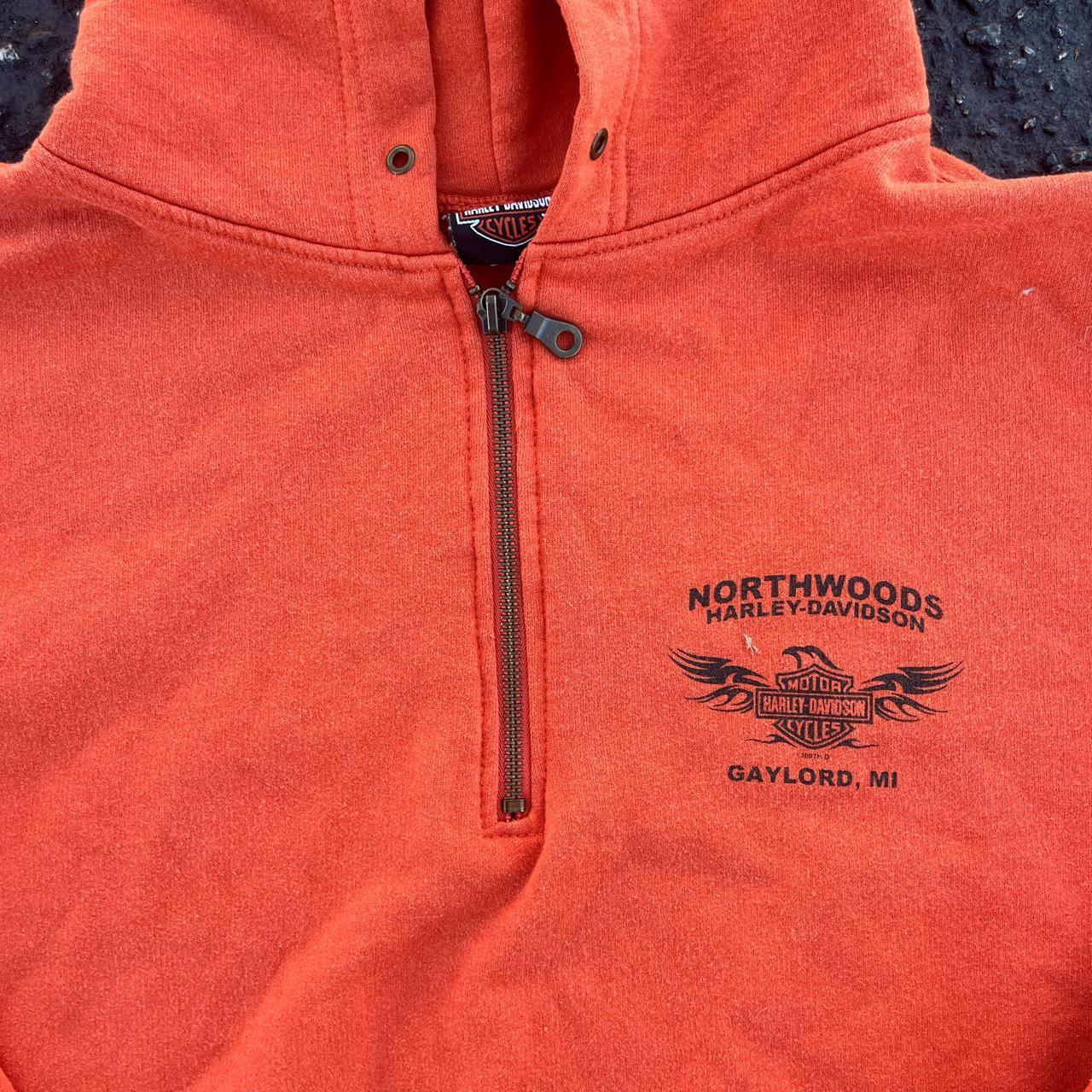 2007 Harley Davidson hoodie Made In USA 50/50 Good... - Depop