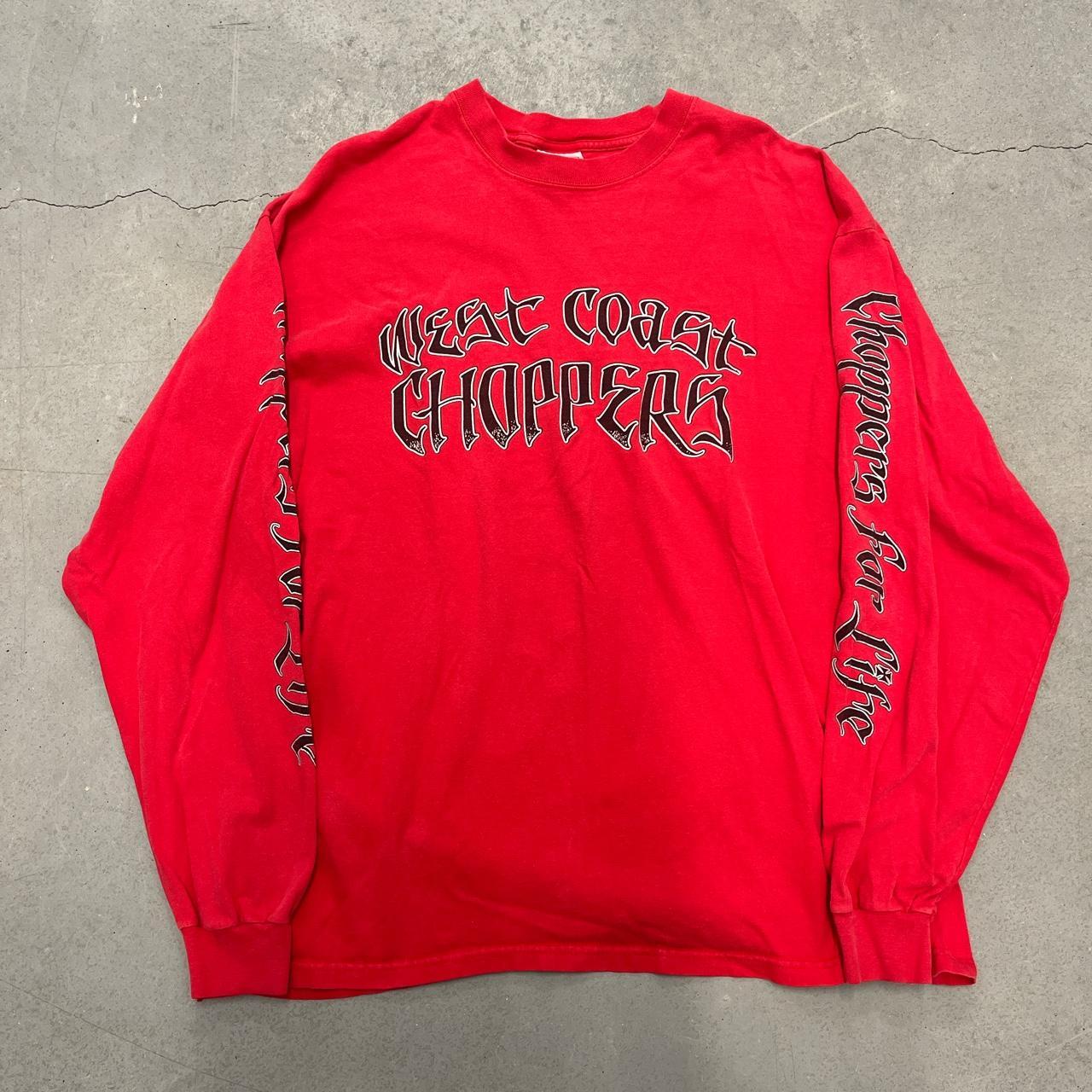 sick Y2k west coast choppers longsleeve great... - Depop