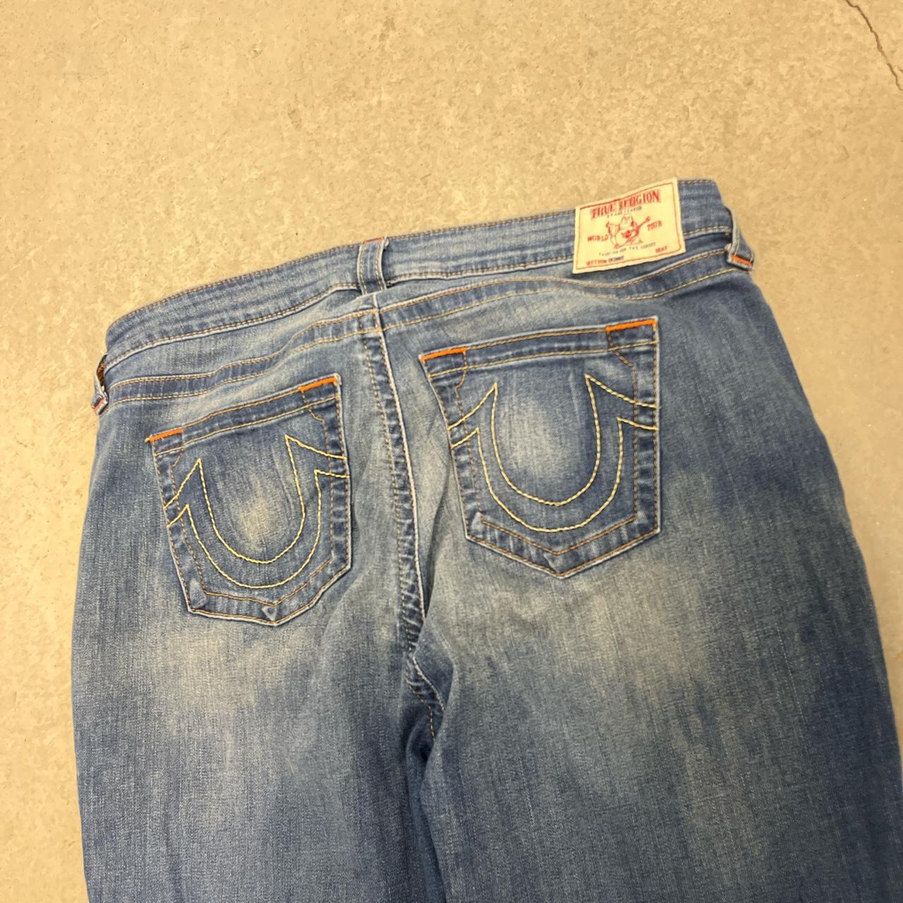 true religion jeans no flap tagged a size... - Depop