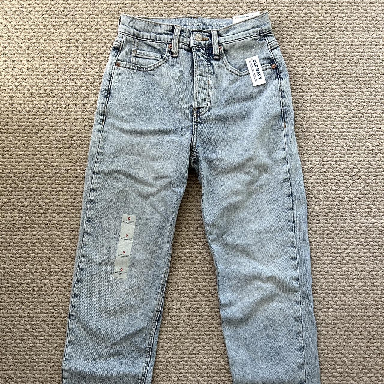 Old Navy Sky-Hi Straight jeans, - brand new with...