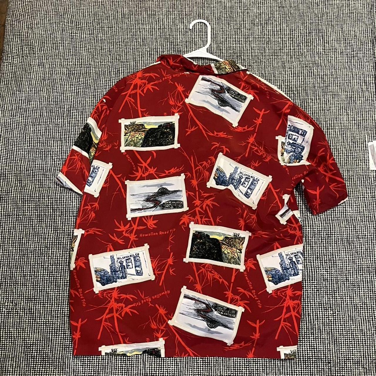 Cool vintage car button up size L not my style... Depop